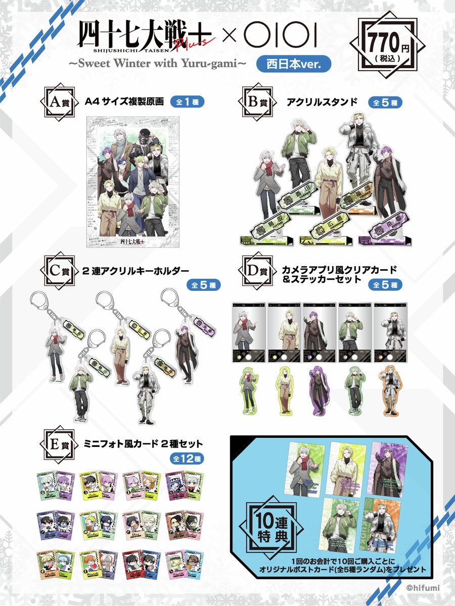 ついにオンラインくじのラインナップが公開！ なんとA賞では他のゆる