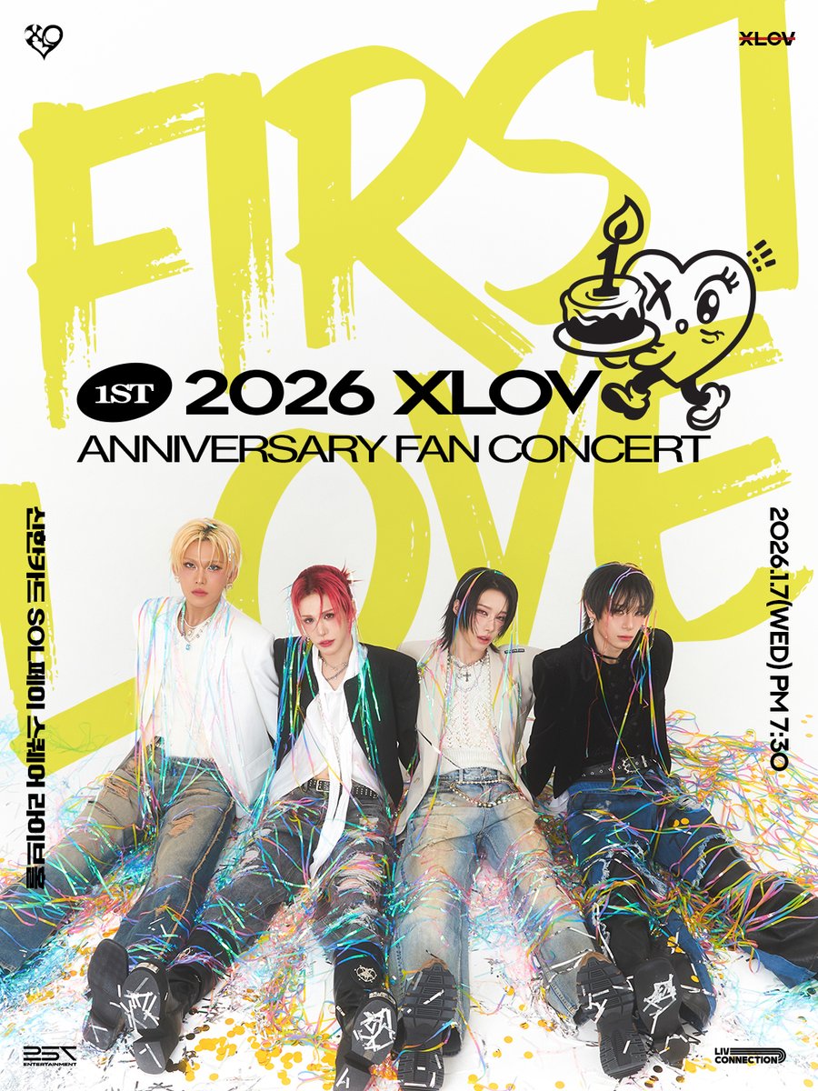 _LIVECONNECTION's tweet photo. #XLOV #엑스러브

2026 XLOV 1st ANNIVERSARY FAN CONCERT <FIRST LOVE>

🗓️ 2026. 1. 7(WED) 19:30
📍 신한카드 SOL페이 스퀘어 라이브홀

𝙏𝙄𝘾𝙆𝙀𝙏 𝙊𝙋𝙀𝙉 | 2025. 12. 19(FRI) 19:00
🔗 https://t.co/TQBqOOKiPS https://t.co/TyI6e4Wbfo
