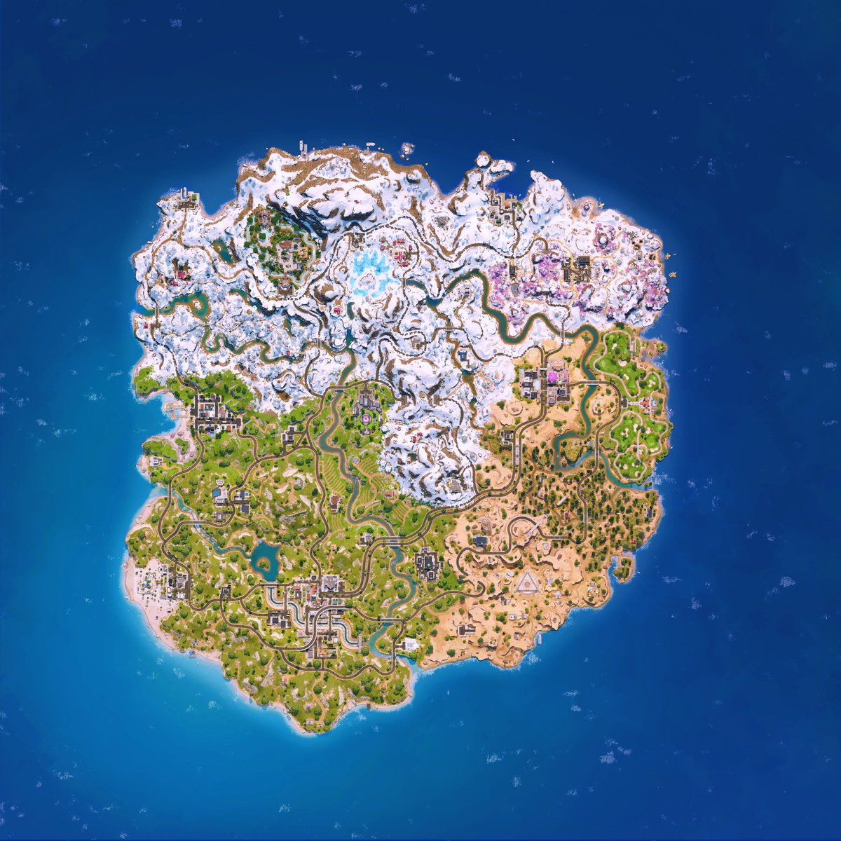 #Fortnite v39.11 Map 🗺️