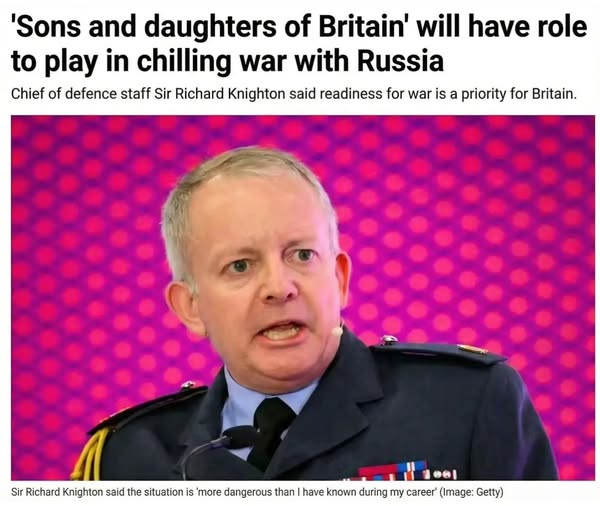 Glenn_Diesen's tweet image. Europe’s leaders no longer speak of the dangers of war, the importance of diplomacy, or the need for peace. Every talking point now is about preparing the public for war with the world’s largest nuclear power.
* The message that is sold is that the enemy is pure evil, which is…