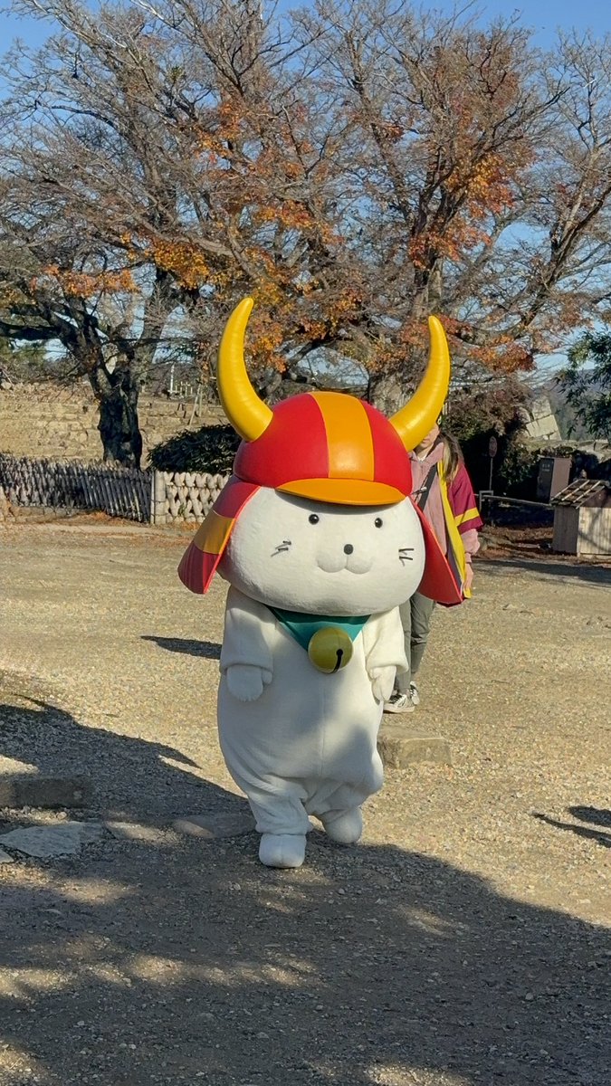 彦根城でひこにゃんに会えた #ひこにゃん