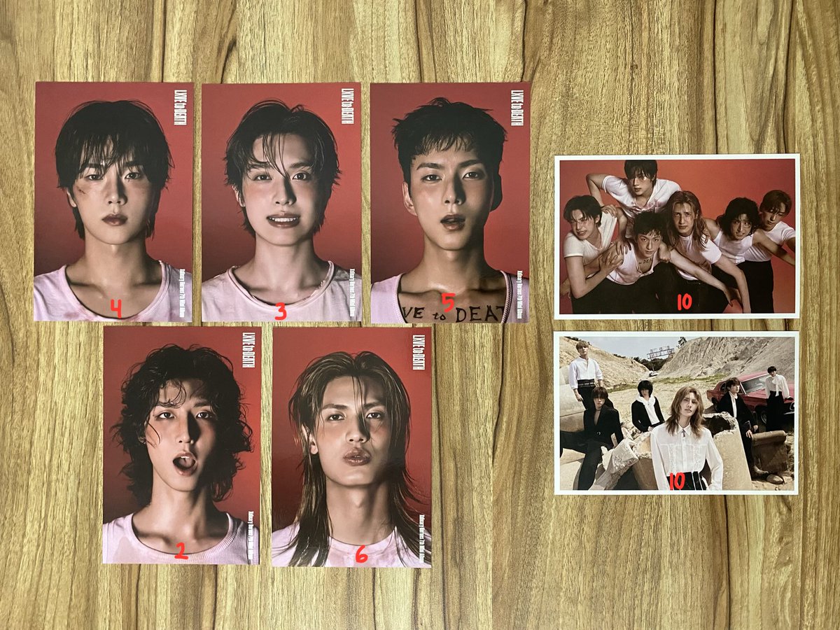 inclusion album ✦ i lxve you poster 8k/ea ✦ postcard 5k/ea