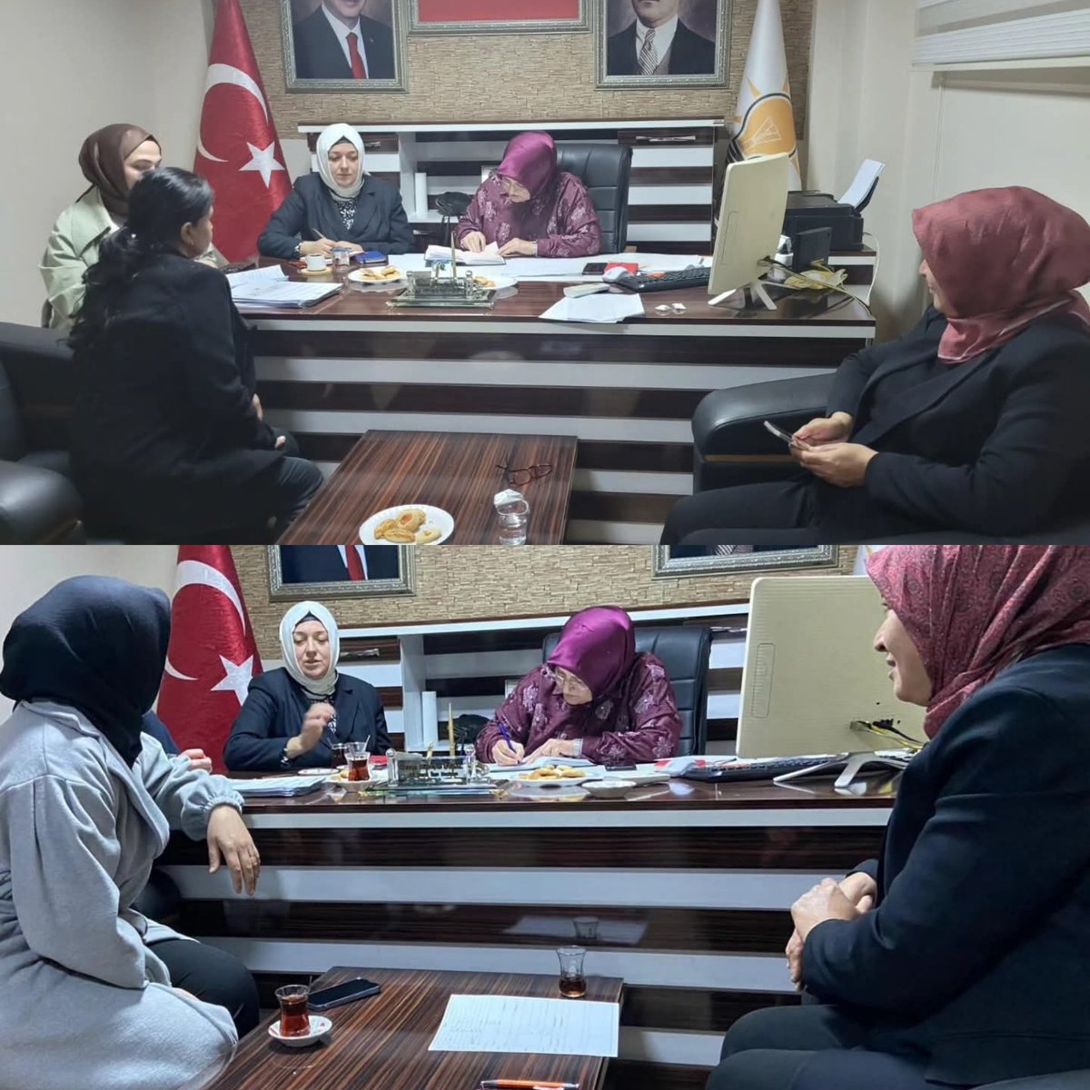 📍Köprübaşı 

İl Kadın Kolları Bşk. Ebru Kalfa Kaplan, Genel Merkez Kadın Kolları MKYK Üyemiz ve İl Koord. Zülfiye Ölmez Kula ile birlikte Köprübaşı İlçe Kad. Kolları Bşk.Sevilay Türkyılmaz atanması sonucunda yeni kurulacak yönetim kurulu için mülakatlarımızı gerçekleştirdiler.