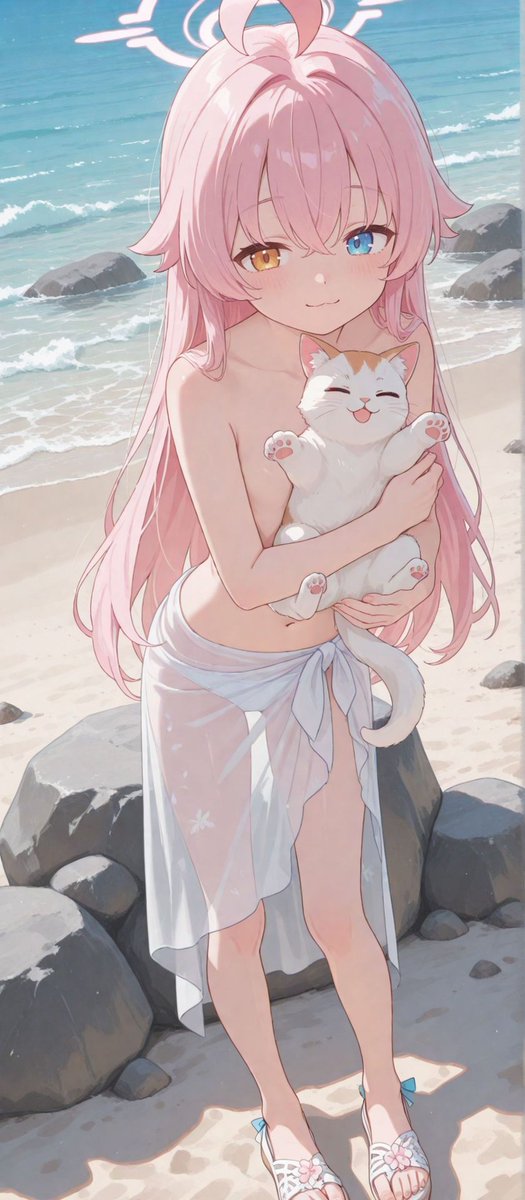 irimariririwari's tweet image. ホシノ うへ～ねこちゃんだよ～🐈 SFW (1/2)