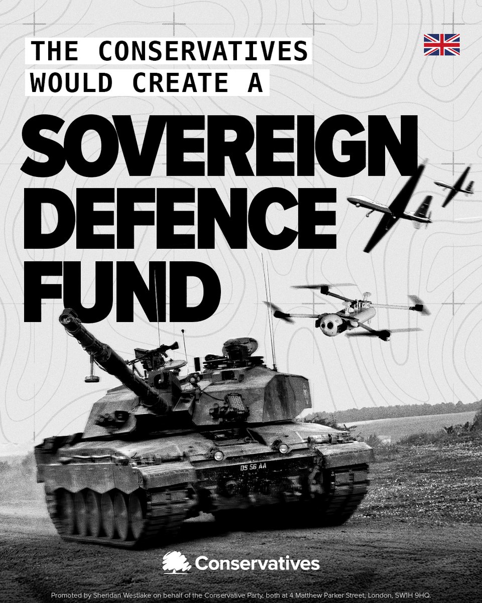 Defence of the realm must be the first duty of government. 

Today we're announcing our plan to back British defence by unlocking £50bn of investment, to create a more lethal armed forces and make our country safer.