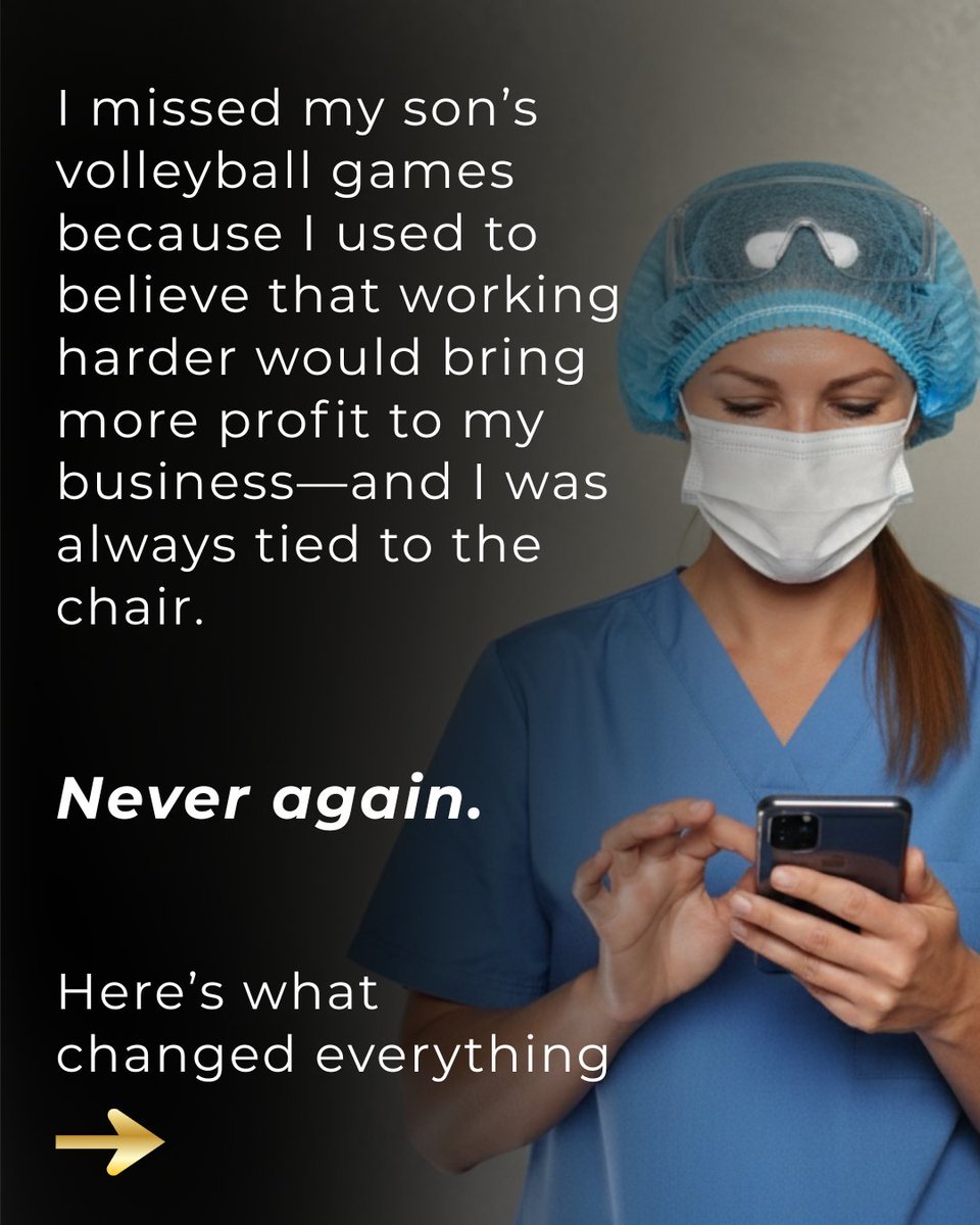 DrMariaFlorou's tweet image. I missed my son’s volleyball games because the practice owned my time. 🏐
Dentist—tired of the practice owning your time?
Limited coaching spots opening soon (priority access when spots open).
👉 tinyurl.com/2m4p95uu