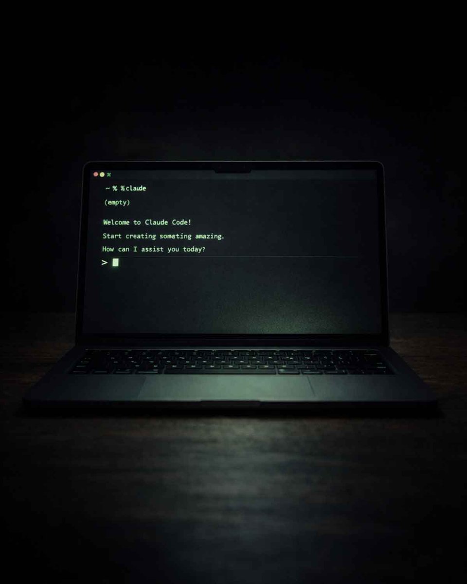 devevangelist's tweet image. If you've been waiting to go a level deeper with AI, here's your move.

Get a Claude account. Install Claude Code. Then do something that might feel uncomfortable: open your terminal, create an empty folder, and type "claude".

That folder is your command center.

Start talking…
