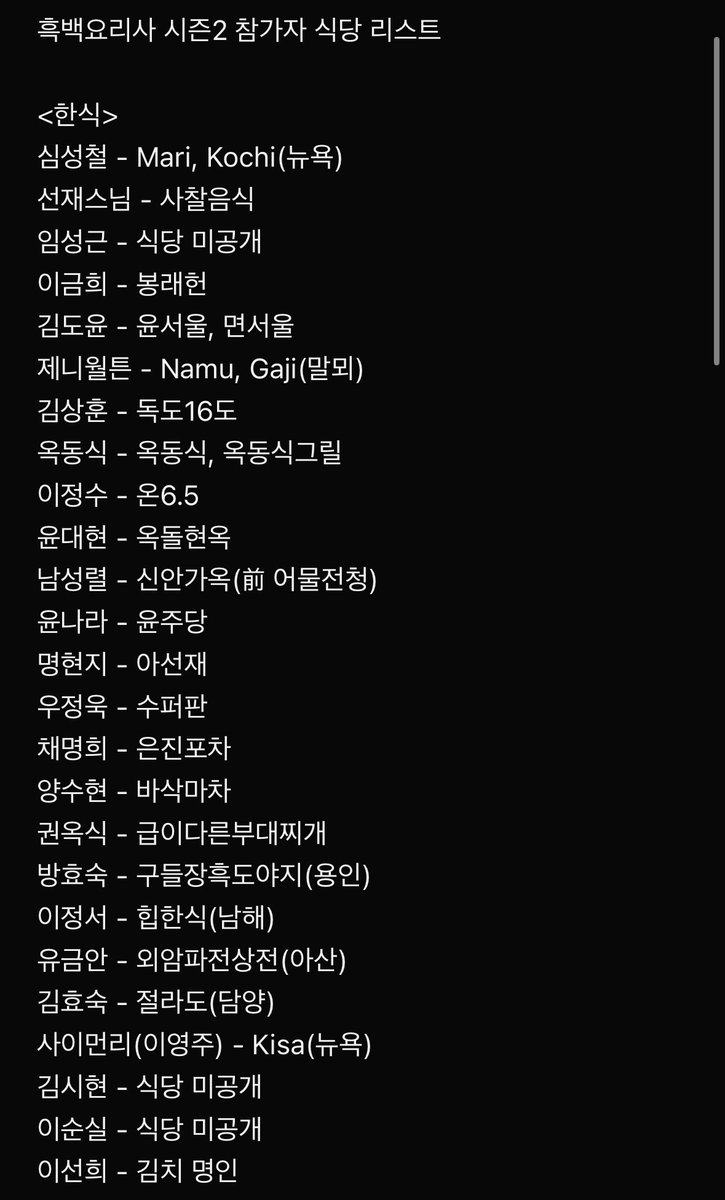 no_more_sapiens's tweet photo. #흑백요리사 시즌2 참가자분들 운영하시는 식당

페리지나 테이블포포 쌤쌤쌤 이런 곳들은 이미 잘되는데도 나오셔서 신기하네요 

테디뵈르하우스는 거의 중견기업아닌지…

키이로도 예약하기 매우 어렵고 이타닉가든 손종원씨 나온 것도 신기하네요 ㅎㅎ https://t.co/BCtMyd6toE