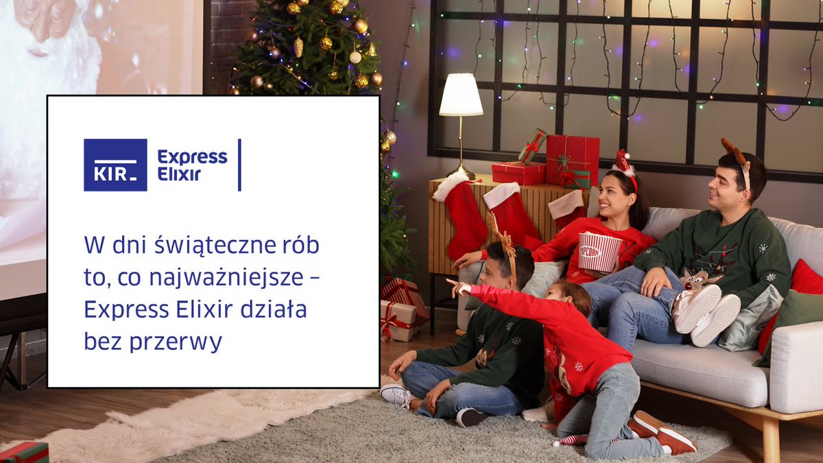 📢 Przelewy w okresie świąteczno-noworocznym 🎅🎄warto zrealizować z wyprzedzeniem lub skorzystać z przelewów natychmiastowych w systemie #ExpressElixir, który jest dostępny dla klientów banków 24/7 – także w dni świąteczne.

Więcej informacji👇
kir.pl/aktualnosci/fu…