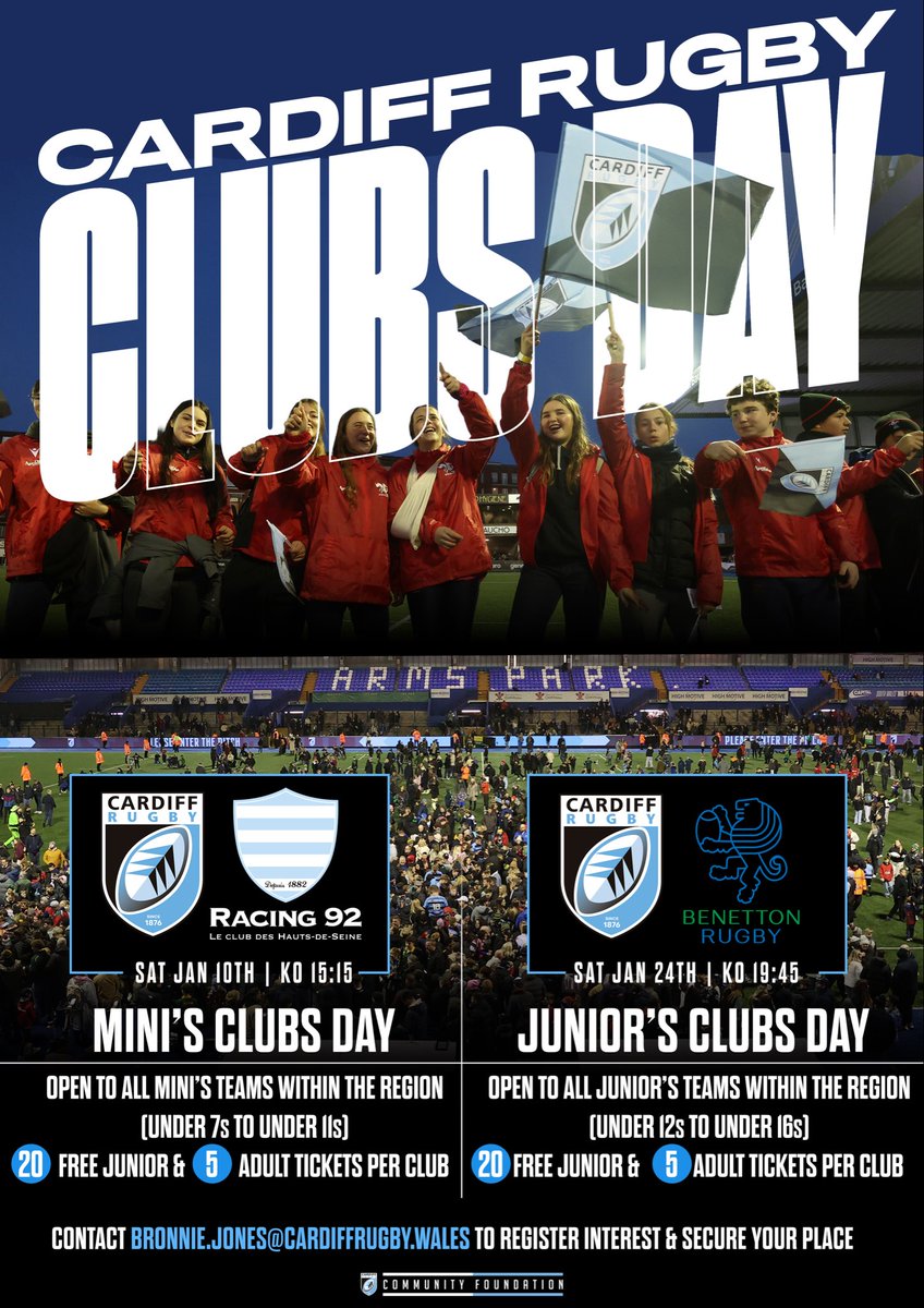 Cardiff Rugby Community Foundation tweet media