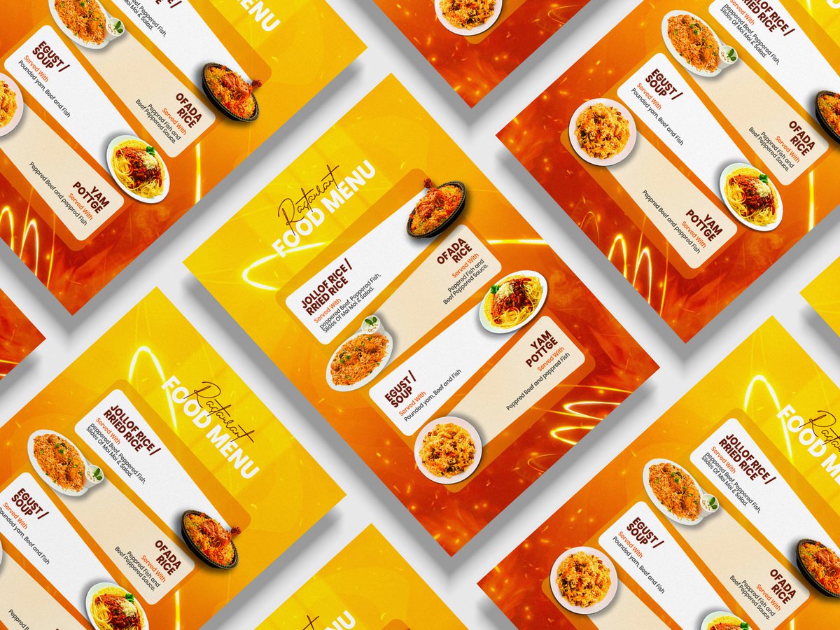 simuessence's tweet photo. Food Menu Design.🍽️🔥

Designing a clean, modern, and appetizing food menu that makes choices easy and cravings instant.😋
.
.
.
.
.
#foodmenudesign #menudesign #restaurantbranding #graphicdesign #simudesigns #CreativeDesignBD #foodbranding #DesignWithPurpose #visualdesign https://t.co/4m83tkSfp2