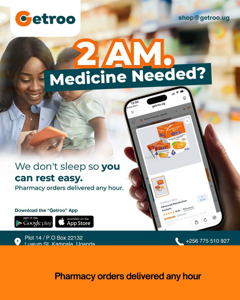 Getrooug's tweet photo. Order groceries and medicine online in Kampala 🛒
Fast delivery .Trusted vendors.
👉 https://t.co/N5B6UhHL7u 

#OnlineGroceriesUganda
#GroceryDeliveryKampala
#OrderGroceriesOnline
#UgandaBusiness
#KampalaLife
#PharmacyDeliveryUganda
#MedicineDelivery https://t.co/FDfW5FPFW8