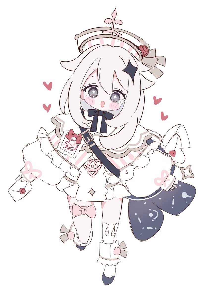 白い郵便屋さんなパイモン💌