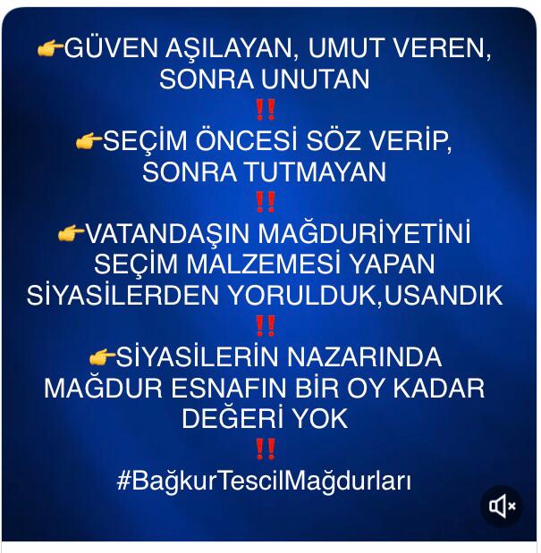 <a href="/FakirAdam3435/">🇹🇷 Fakir Adam 🇹🇷</a> <a href="/B_Palandoken/">Bendevi Palandöken</a> <a href="/vedatbilgn/">Vedat Bilgin</a> <a href="/isikhanvedat/">Prof. Dr. Vedat Işıkhan</a> <a href="/Akparti/">AK Parti</a> ➡️ #1982_2008Arası
➡️ KANDIRILDIK!
➡️ Söz verildi, tutulmadı!
➡️ Unutulduk!
➡️ Hak gaspına uğradık!
❌ #Bağkur1479_24_25_26 #Anayasa10_60 çiğnendi
➡️ Emeklilik ve sağlık hakkımızı istiyoruz!
#BağkurTescilMağdurları

<a href="/NumanKurtulmus/">Numan Kurtulmuş</a>
<a href="/NureddinNebati/">Dr.Nureddin NEBATİ🇹🇷</a>
<a href="/av_nurettinalan/">Nurettin Alan</a> 
<a href="/resulkurt34/">Doç. Dr. Resul Kurt</a>