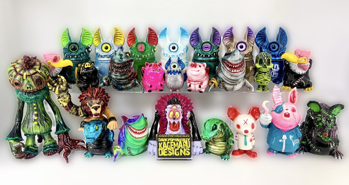 KDソフビ大好き💕 #KAGEMARUDESIGNS #カゲマルデザイン