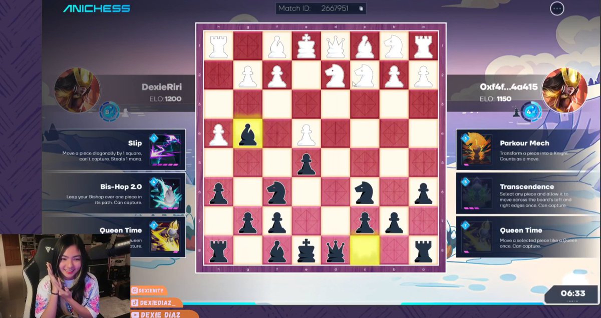 ayyo $check out Queen DEXIE having fun playing <a href="/AnichessGame/">Anichess</a> for match 2!! 🔥

Link to her LIVE below!! 🫡