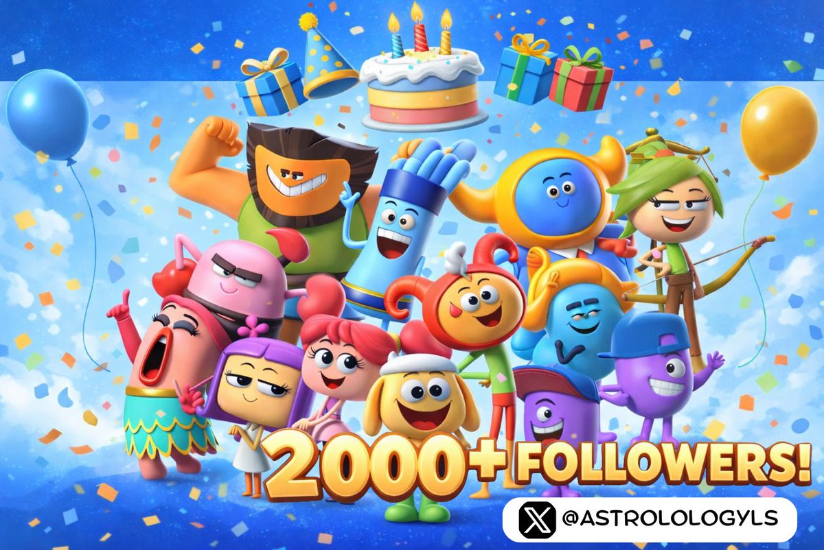 We found our people. 2,000+ going strong on X 🥹✨

Thank you for growing the AstroLOLogy universe with us!

Next stop: the stars.