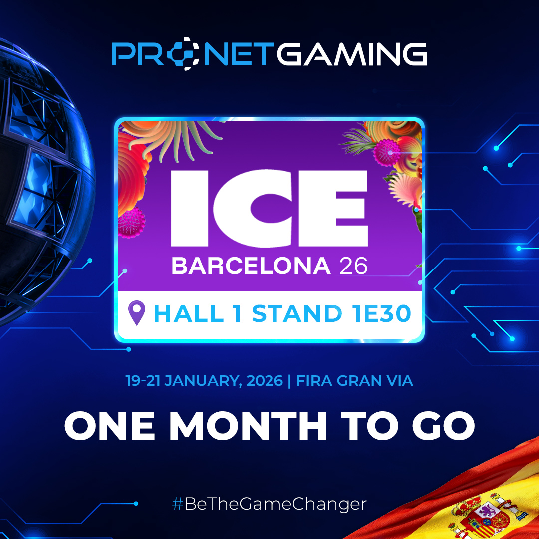 ⏳ One month to go! ICE Barcelona 2026 is almost here. The Pronet Gaming team will be there in full force, ready for big conversations 💬

Let’s connect in Barcelona. Let's meet at ICE 🇪🇸

#BeTheGameChanger
