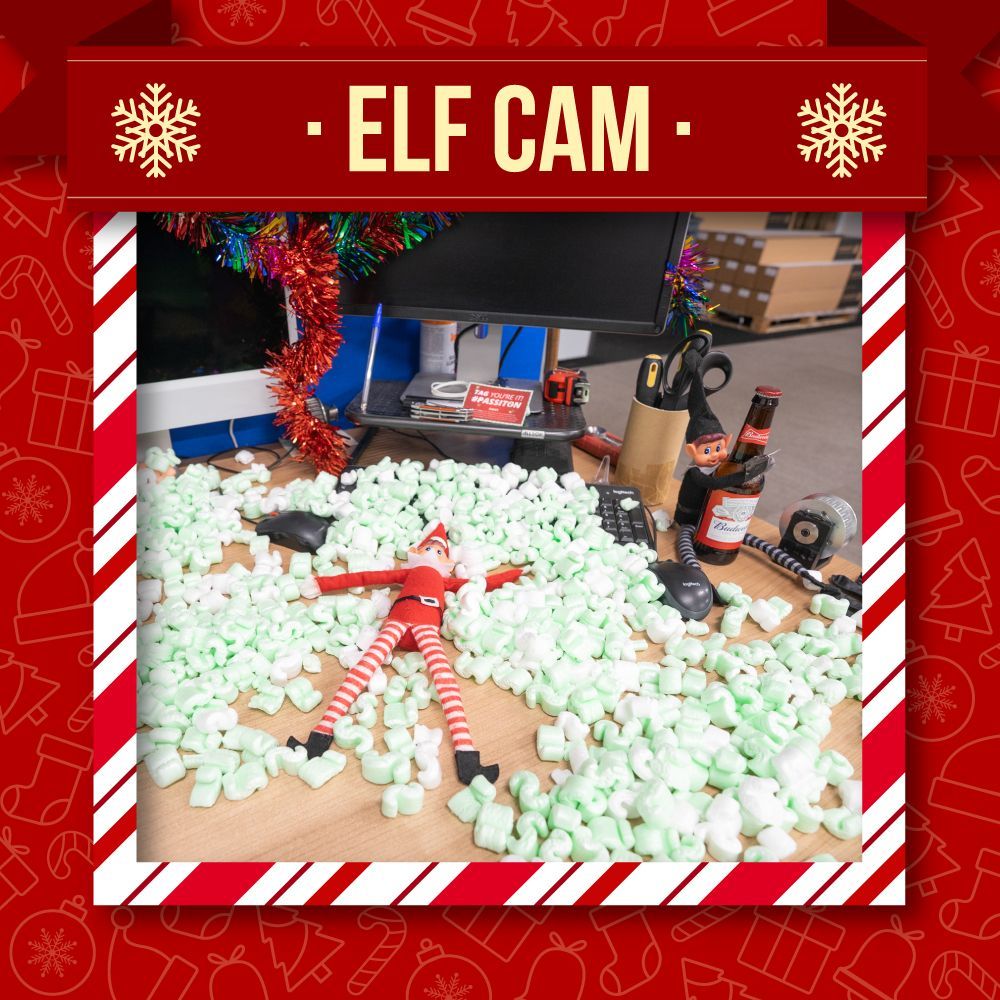 🔴 Elf cam 🔴

The Elves have landed on Nicks desk overnight &amp; have decided to get up to their usual naughty tricks! It's their last day tomorrow, what surprise have they got for our team!?

xldisplays.co.uk

#xldisplays