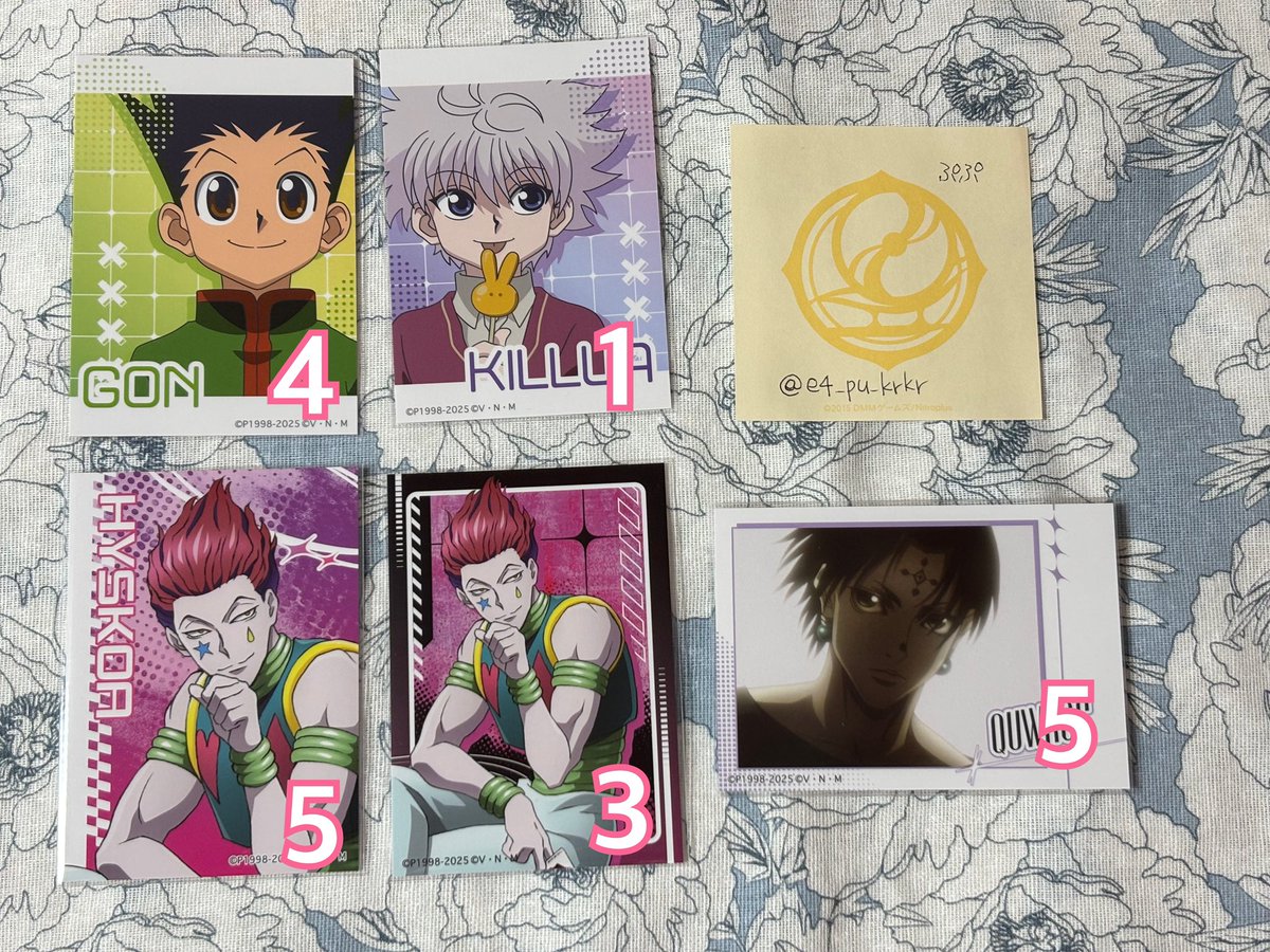 交換】HUNTER×HUNTER ハンターハンター ジャンプショップ ミニ