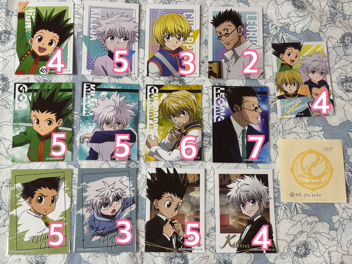 交換】HUNTER×HUNTER ハンターハンター ジャンプショップ ミニ