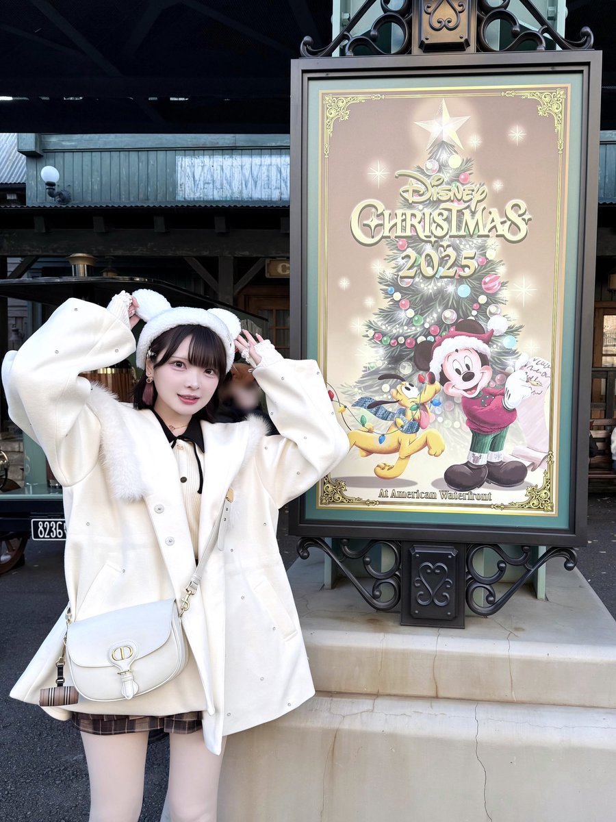 クリスマスディズニー🎄🐭✨️ キラキラディズニーかわゆい💖 初の