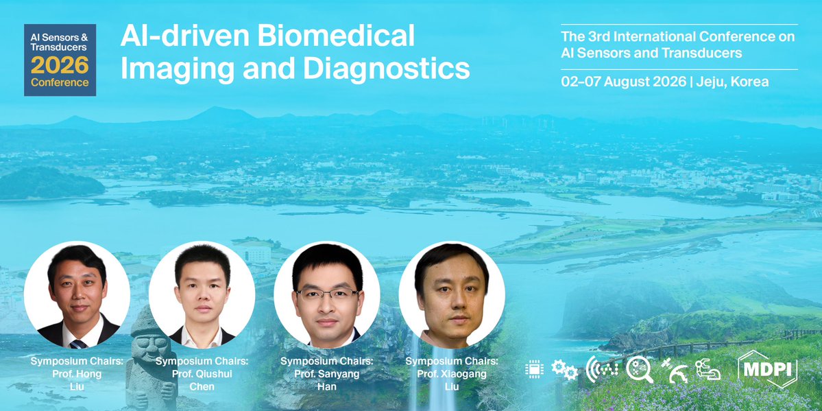 mdpi_micro's tweet image. 📢Calling all researchers with innovations in #AI-Driven #Biomedical #Imaging and #Diagnostics! 
 
 Remember to submit your abstracts using the link here:
 sciforum.net/user/submissio…