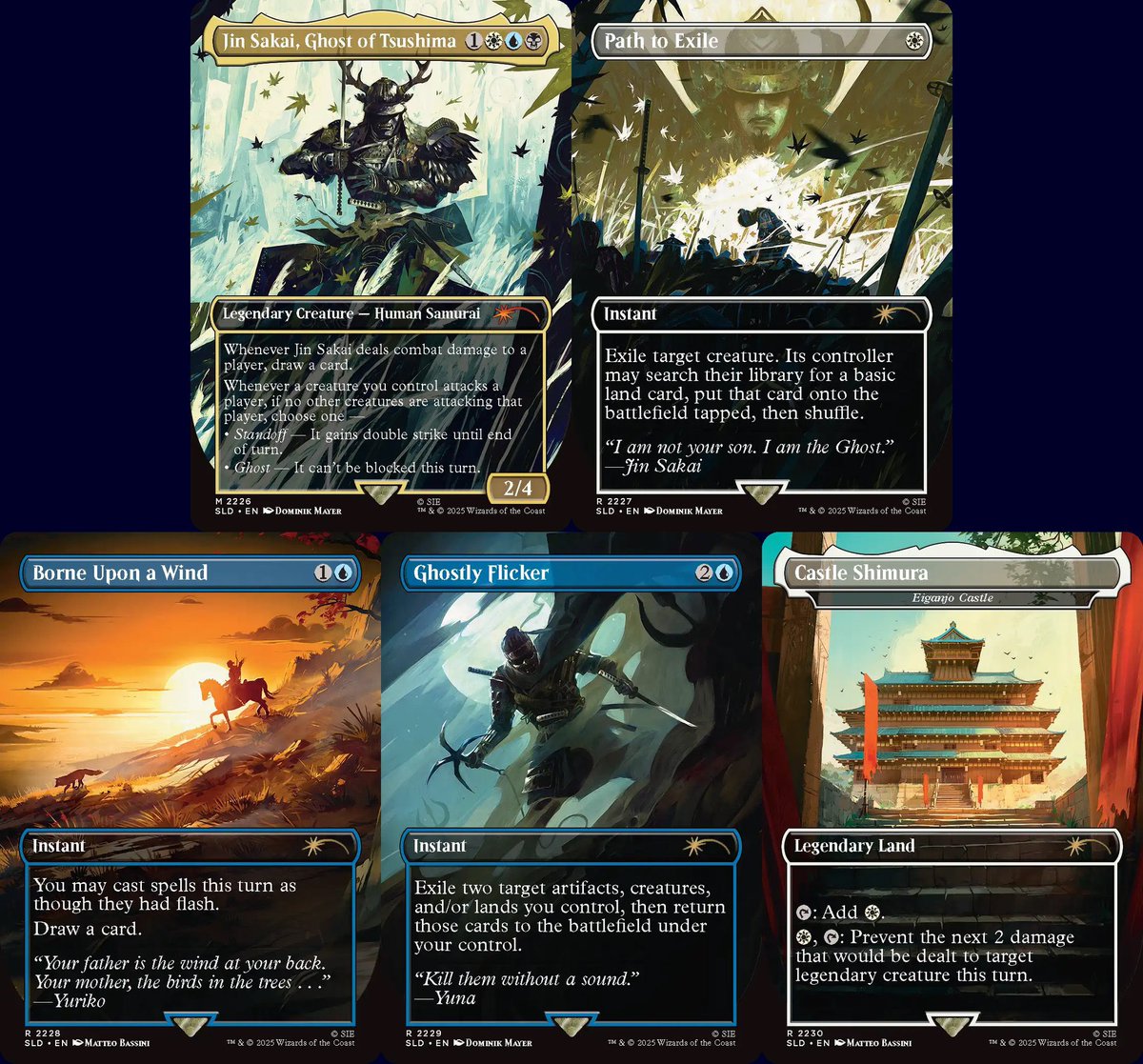 在庫情報】 MTG「Secret Lair x Ghost of Tsushima」英語版完売しま