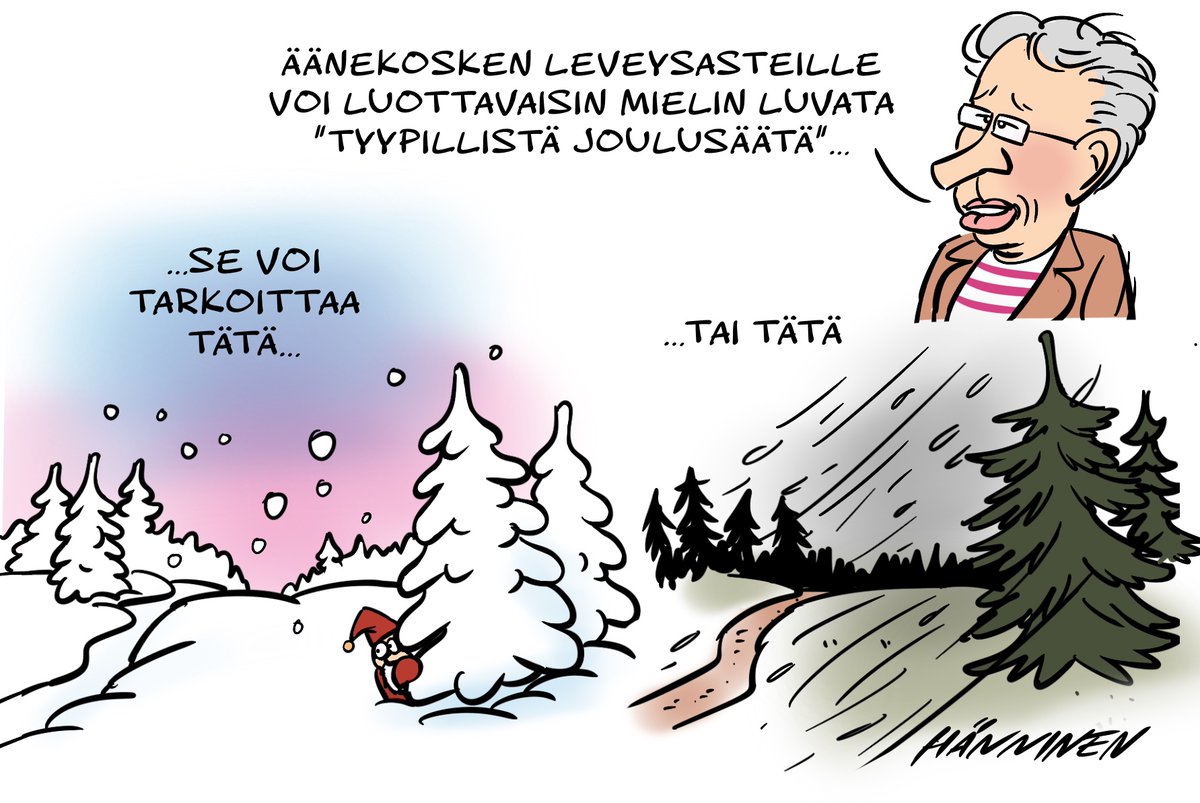 Sisä-Suomen Lehti 18.12.2025 #pilapiirros #sarjakuva #Äänekoski