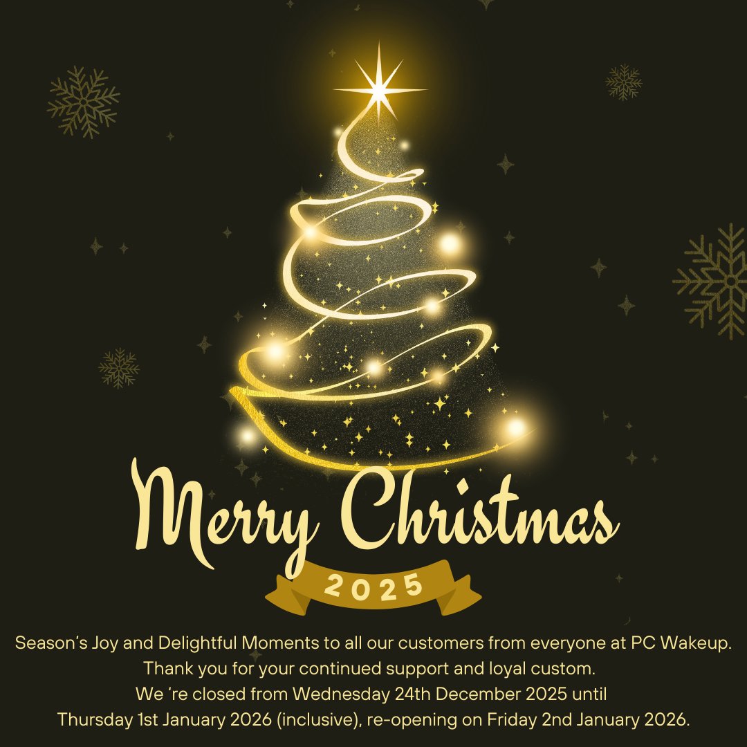 Merry Christmas! 🎄 Thanks for your support throughout the year &amp; for trusting us with your tech needs. It’s been our pleasure to keep your devices running at their best, &amp; we look forward to serving you in the year ahead.  Stay safe, stay connected! 🦌#PCWakeup #Ipswich #Suffolk