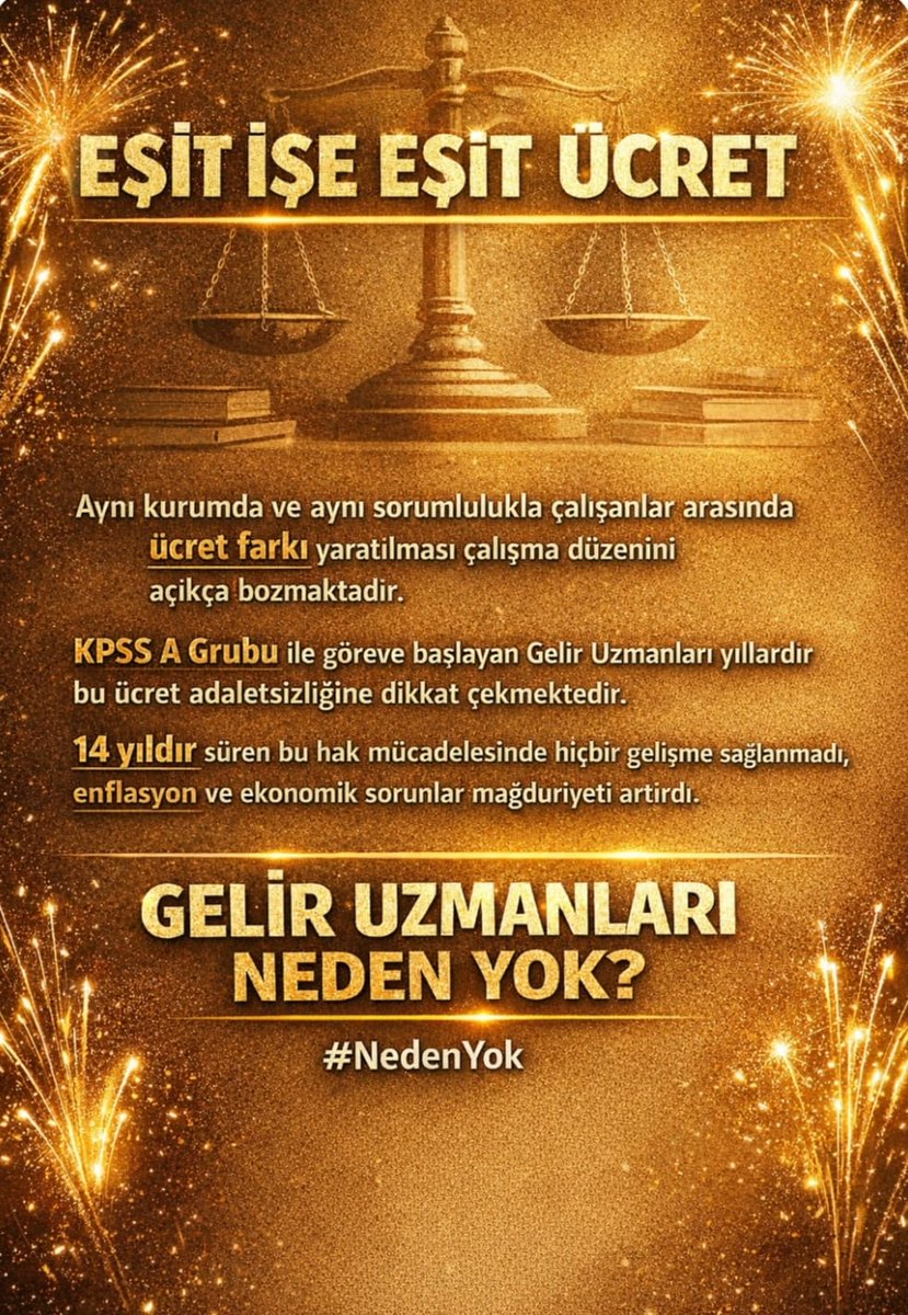 14 yildir ucret adaletsizligi var makasi git gide acmaya calisiliyor biz de gecinemiyoruz tasra uzmanlari #nedenyok
