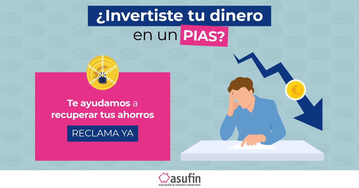 asufin_'s tweet image. 📢¿Te ofrecieron un #PIAS como una inversión segura?

Es posible que estés asumiendo más riesgos de los que te contaron. Te ayudamos a recuperar tus ahorros.

Cuéntanos tu caso en solo 1 minuto: lc.cx/ldFQ3l