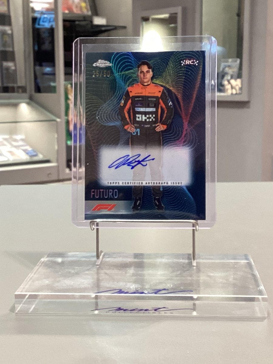 OscarPiastri 選手の直筆サイン入りカード入荷しました🏎 2023年に