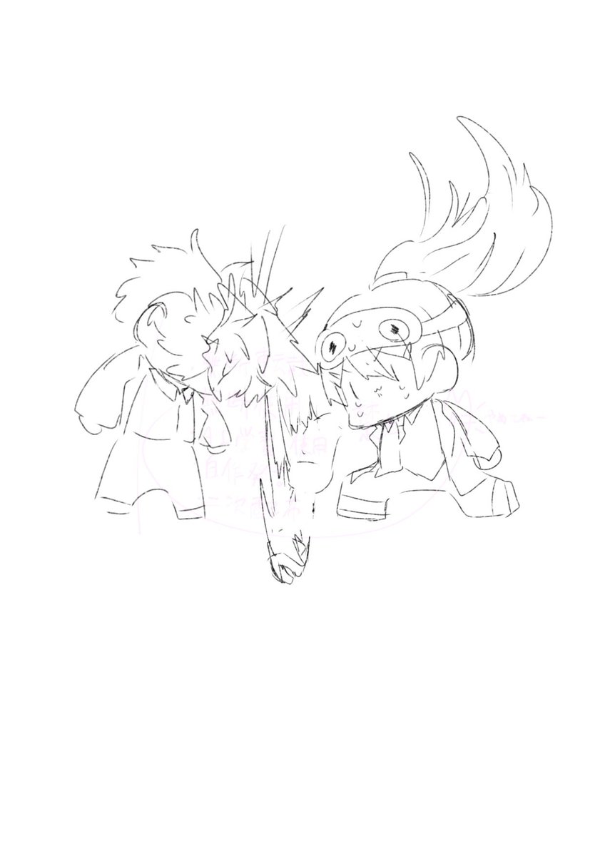 I_S_B_Mochiko's tweet image. 本編前にほにがほいちの事を結婚雑誌で殴った。←言葉にすると訳わかんないですがちゃんと文脈があるんです本当です。
……デス使最高‼️(目逸らし)(現実逃避)