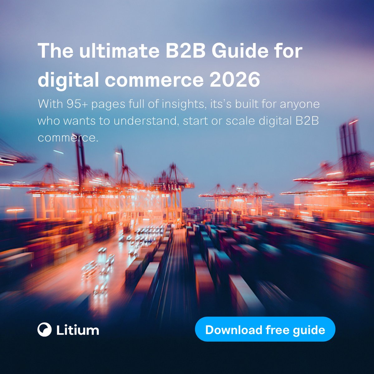🚀 We’ve just launched our FREE guide:
📘 The Ultimate Guide for B2B Digital Commerce 2026

Updated for 2026 and packed with practical advice.

👇Download the free guide now

hubs.la/Q03YzXcs0

#B2BDigitalCommerce #B2B