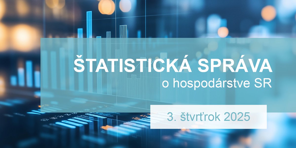 📈 Kompletný súbor makroekonomických dát o ekonomike SR za júl až september 2025 nájdete v publikácii. Obsahuje množstvo informácií o vývoji hrubého domáceho produktu v rôznych štruktúrach, trhu práce, mzdách, obyvateľstve aj odvetvové ukazovatele. Viac: lnk.sk/ffost