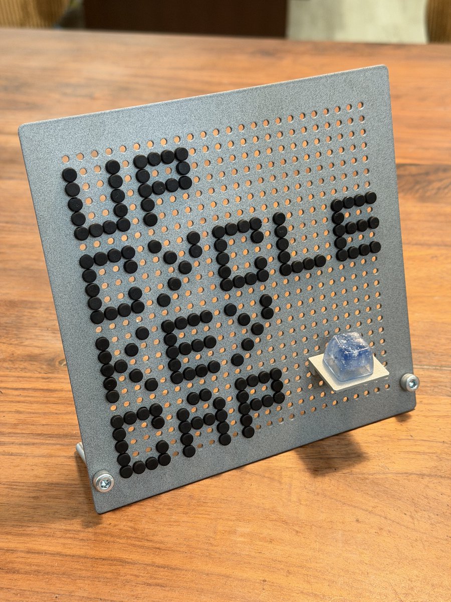 DOT MATRIX SIGN BOARD MINI届いた！ 早速ポチポチしてみた