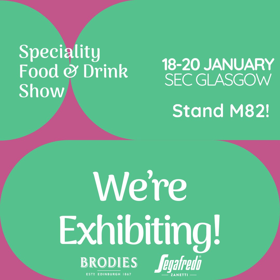 We are pleased to announce that we will be exhibiting at the Speciality Food &amp; Drink Show at the SEC Glasgow on the 18th – 20th January.

We are excited to start the year by showcasing our incredible range of products and sharing our latest updates. Join us at stand M82!