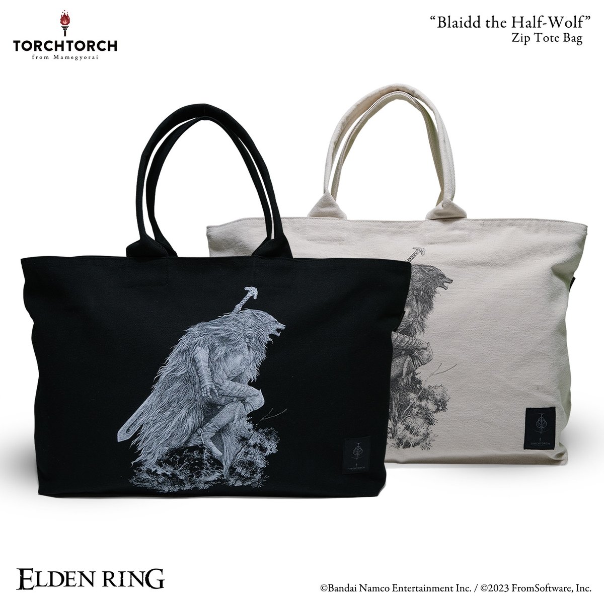 torchtorch_jp's tweet image. 【入荷のお知らせ】
渋谷・心斎橋PARCO各店とECサイトに、「ELDEN RING/ 半狼のブライヴのジップトート」が再入荷いたしました。凛々しいブライヴを、ペン画家・前田雄一郎氏が描き下ろし。ファスナーと内ポケットが付き、約25Lの容量はちょっとした旅行にもピッタリです。
mamegyorai.jp/item-search?it…