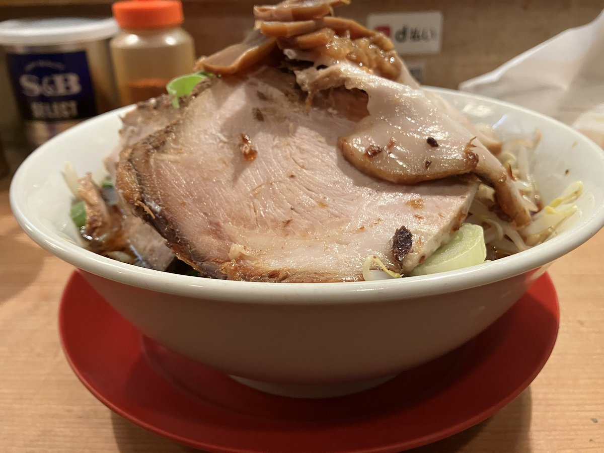 らーめん やまちゃん らーめん（並）】216 ここの店、並は麺量200gなの