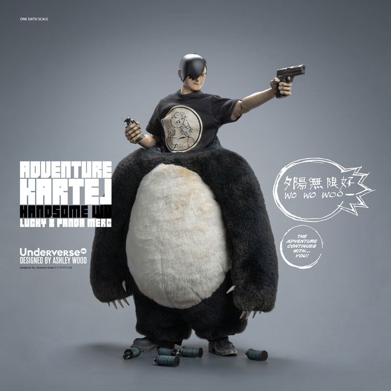 あみあみ更新！ Adventure Kartel DIRTY BOI PANDA HANDSOME WU 1/6
