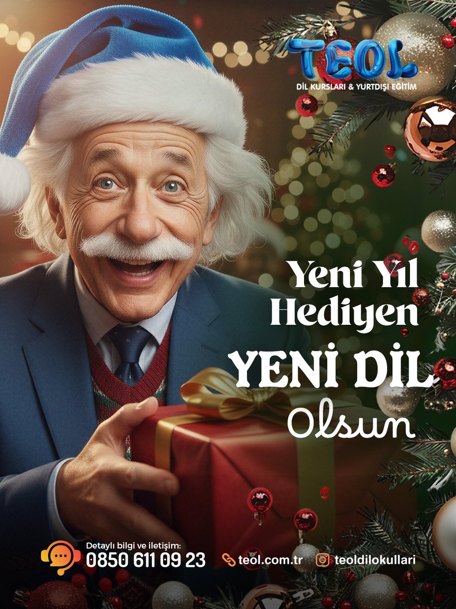 🎁 Yeni yıl, yeni hedefler 🤩

Hedeflerinin arasına bu yıl yeni bir dil ekle!

Kariyerine, eğitimine ve geleceğine değer katacak bu adımı TEOL Dil Okulları ile at! 😌

 #teoldilokulları #yeniyılhedefleri #yenidil #yabancıdil #dileğitimi