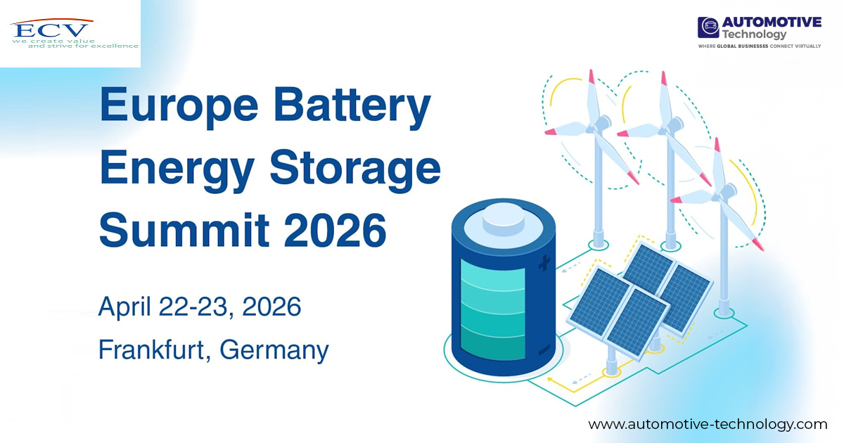 Europe Battery Energy Storage Summit 2026

Europe’s energy leaders meet to shape the future of battery storage 🌍⚡
From policy and safety standards to next-gen battery tech, grid services, and VPP aggregation—this summit covers it all.

🔗 automotive-technology.com/events/europe-…