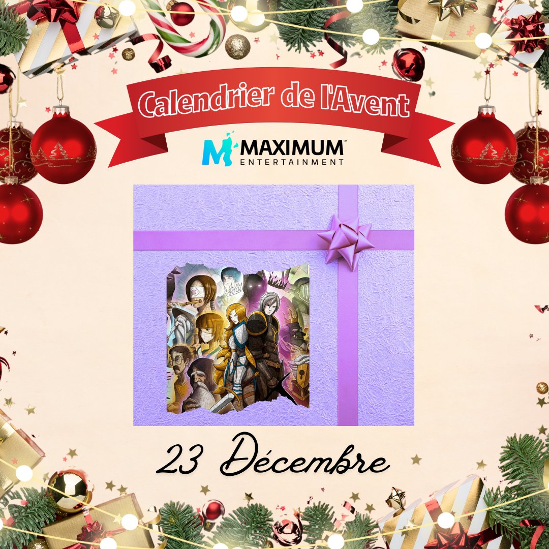 🎁 CALENDRIER DE L'AVENT, JOUR 23 🎁

Tentez de gagner l'édition collector d'Aeterna Noctis sur PS5 ! ⚔️

➡️Suivez <a href="/MaxEnt_FR/">Maximum Entertainment France</a>
➡️RT + commentez avec #NoelMaximumEnt
⚠️Concours commun à Instagram, Facebook et X, augmentez vos chances en participant également sur nos autres comptes