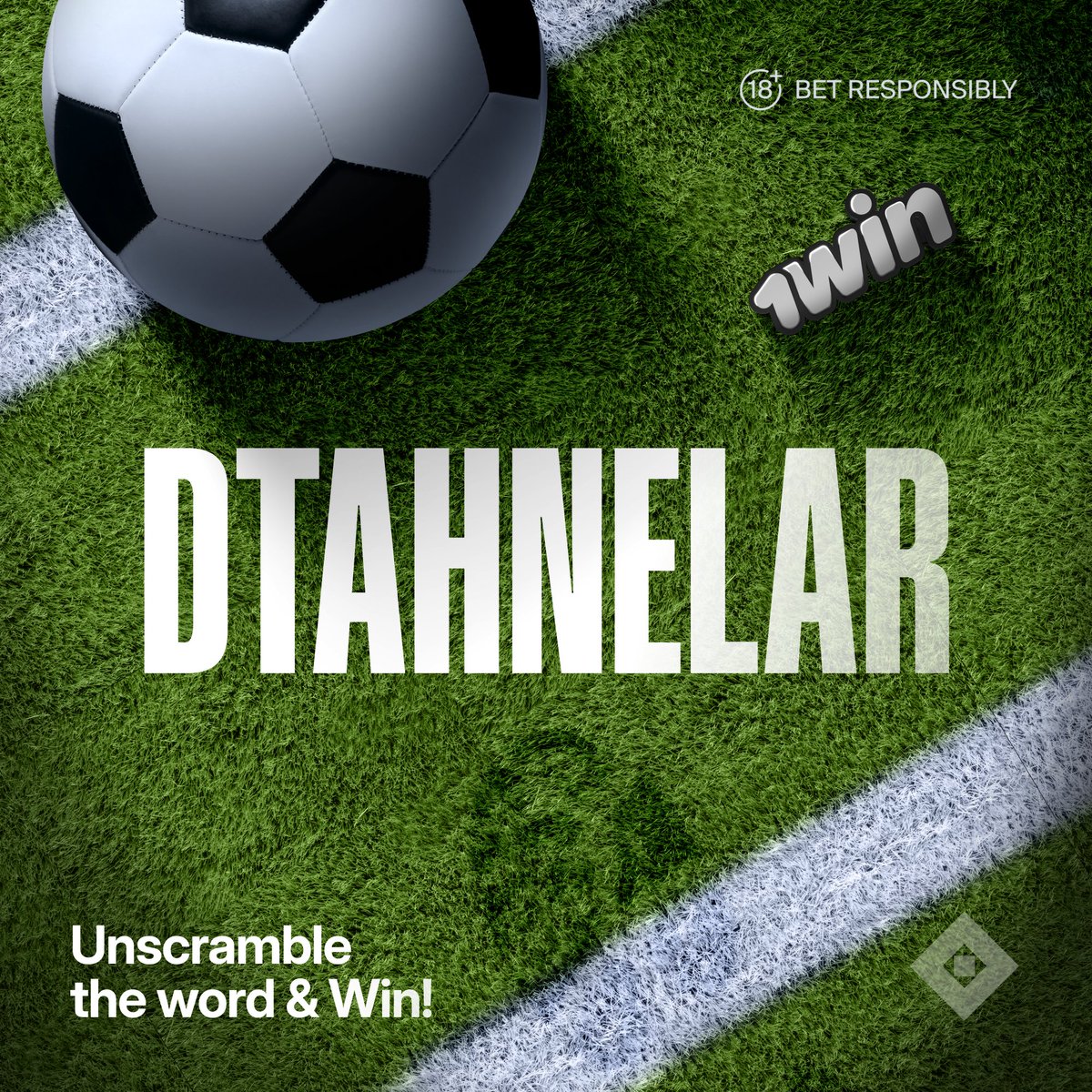 Unscramble the word (hint: it’s a Nigerian football club 😉)

Prize is ₦30,000 — easy win if you know your football

How to join:
🔹 Follow
🔹 Tag a friend
🔹 Repost
🔹 Drop your answer + your 1win ID

Winner announced on Monday. Good luck!