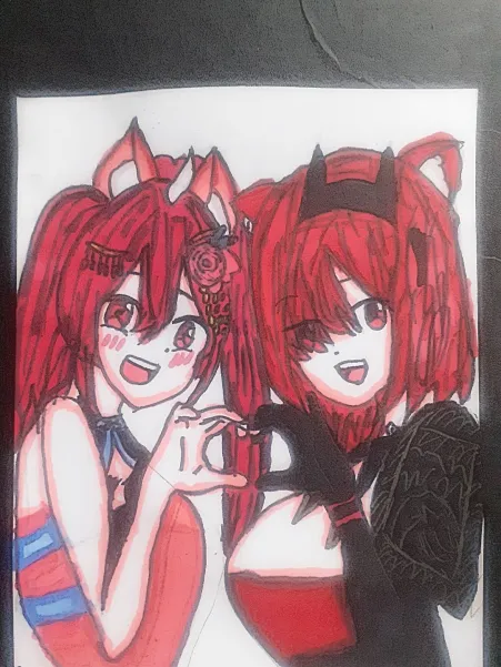 Szybkie te posty co? Ja naprawdę żyje XD
Dzisiaj słyszałem że kolejny eldeniarsko-świąteczny strim mają te dwie oto idolki <a href="/SoruKagayaki/">Soru Kagayaki</a> &amp; <a href="/marcysiattv/">Marcysiatv</a> wiec mają wspólnego byle jakiego arta owo uwu
Ps: Fajne te czerwone renifery narysowałem nie? xd
#plvtube #plvtuber #marcysiaart