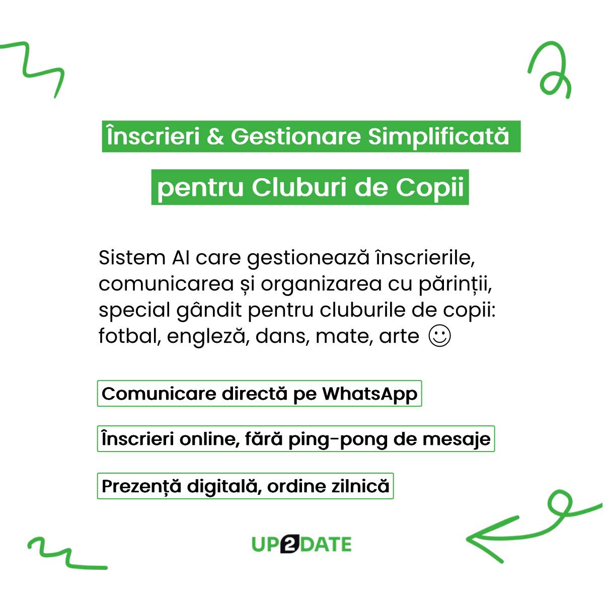 up2datesoftware's tweet photo. Gestionarea unui club pentru copii nu înseamnă doar înscrieri.
Înseamnă claritate pentru echipă și predictibilitate pentru părinți. De aici începe organizarea reală ✌️https://t.co/Y7y1s3hPAR https://t.co/bJwXyk1Pzy