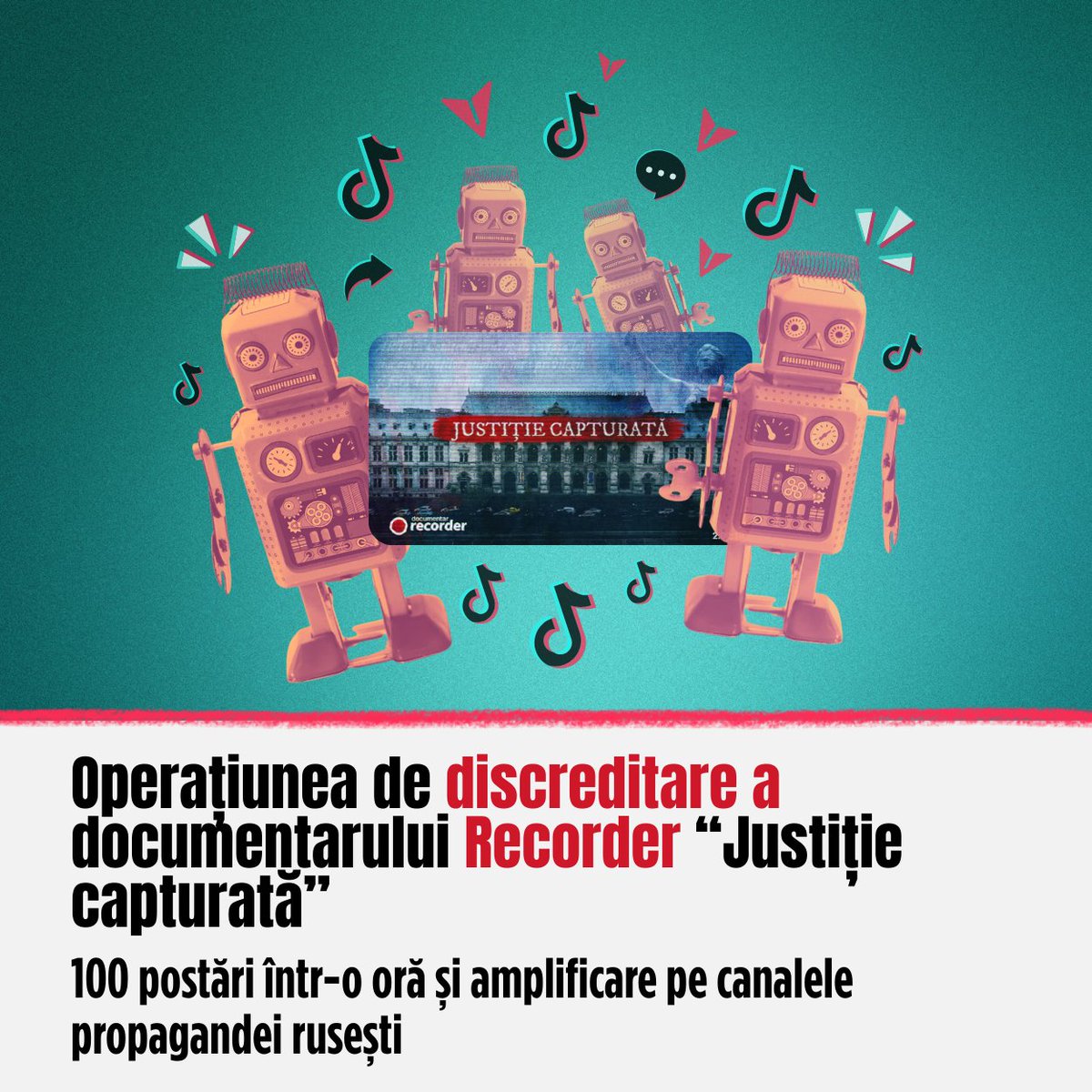 La scurt timp după publicarea documentarului Recorder „Justiție capturată”, spațiul online românesc a fost inundat de un val de mesaje conspiraționiste menite să-i decredibilizeze concluziile. context.ro/operatiunea-de…