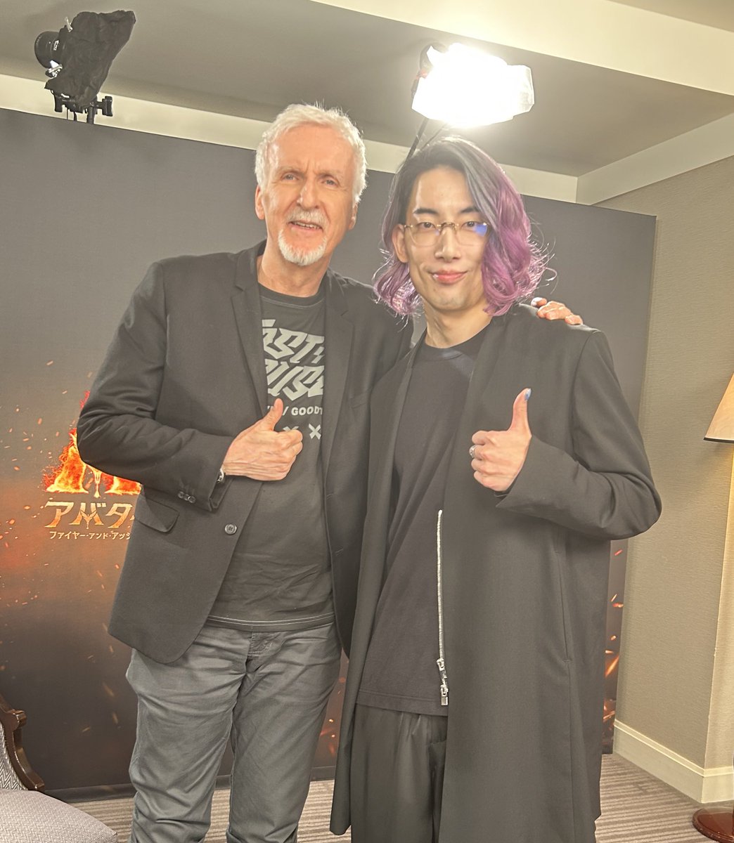ジェームズ•キャメロン監督と私 サシで自力で英語でインタビュー
