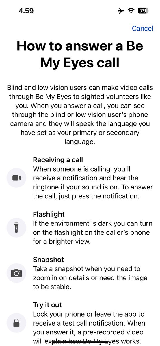 busyyreading's tweet image. Heyy guyss!!
Ayo download app ini!!
Kita bisa bantu teman-teman tunanetra lewat video call when they need to see something 🥹 very simple yet very impactful, lets spread the wordss!!